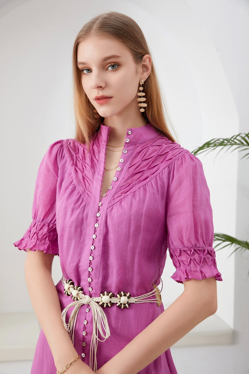 COLETTE LINEN DRESS COLETTE LINEN DRESS