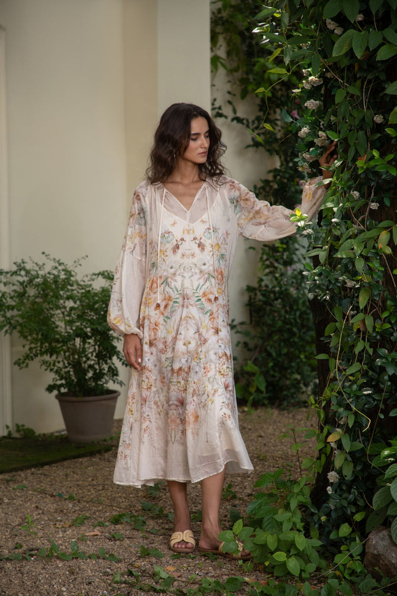 ATTICUS LONG SLEEVES PRINTED DRESS ATTICUS LONG SLEEVES PRINTED DRESS