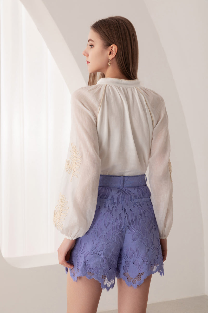 EMIE TIE BLOUSE