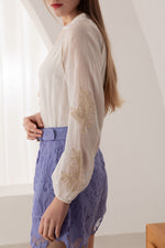 EMIE TIE BLOUSE
