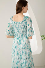 RISETTE SILK LONG DRESS