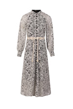 IRINA BELTED LONG DRESS