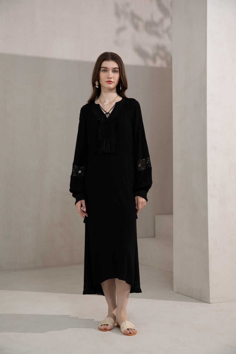 ADELE COTTON LONG DRESS