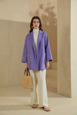 NOELLE MERINO WRAP SHORT COAT