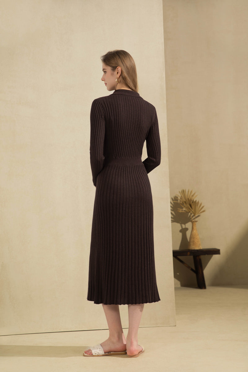 lillie knit dress Cult Gaia Lillie Knit Dress in Ghermez