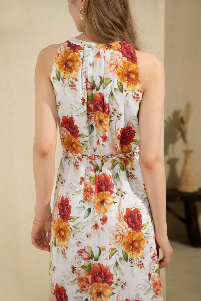 AELIS LINEN LONG DRESS