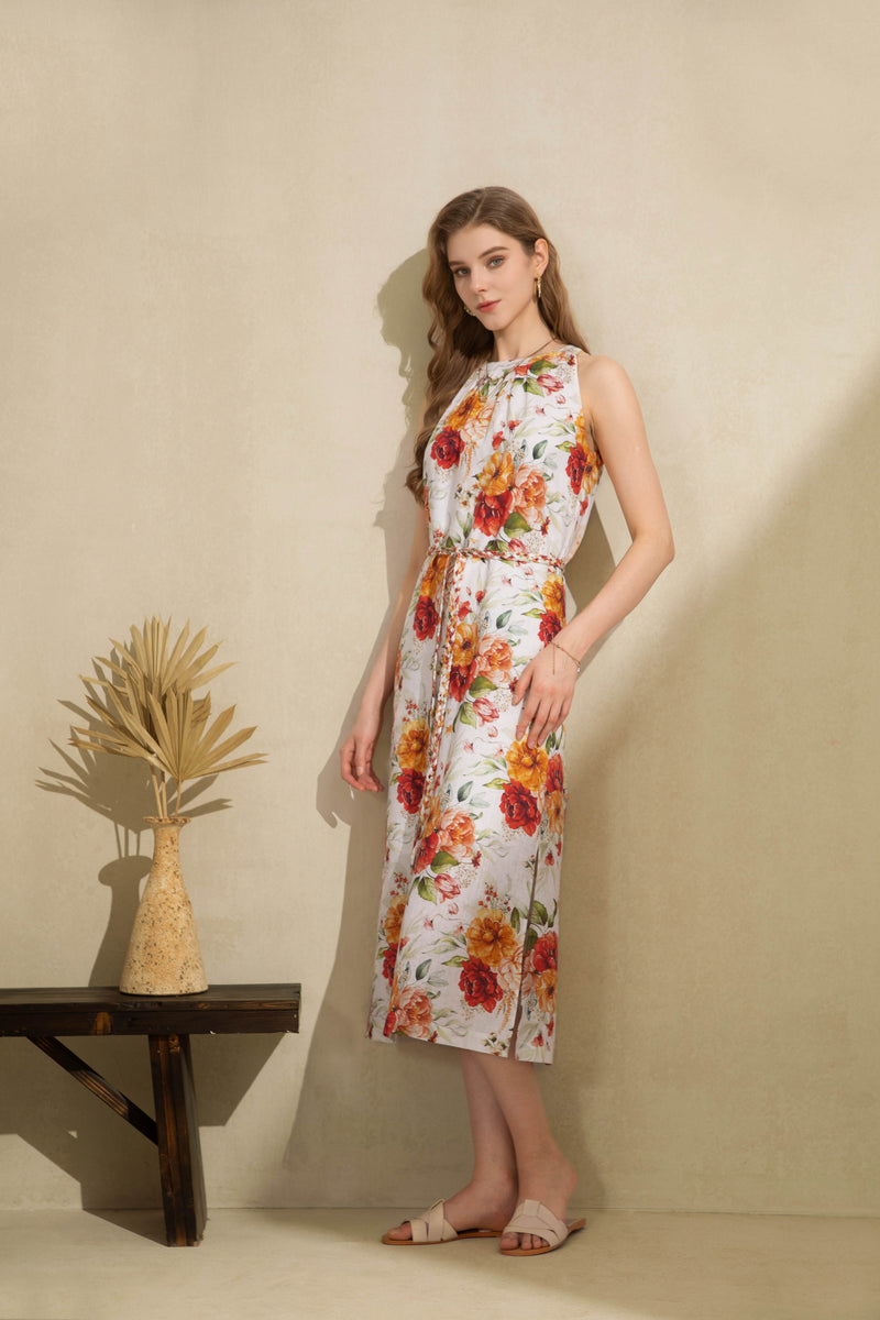 AELIS LINEN LONG DRESS