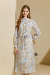 LILOU LINEN LONG DRESS