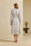 LILOU LINEN LONG DRESS