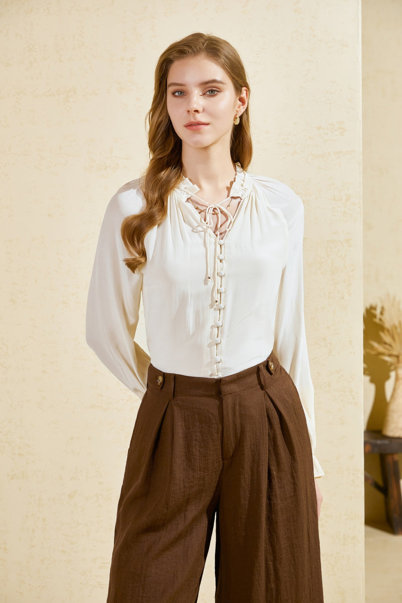 MONIQUE SILK BLOUSE