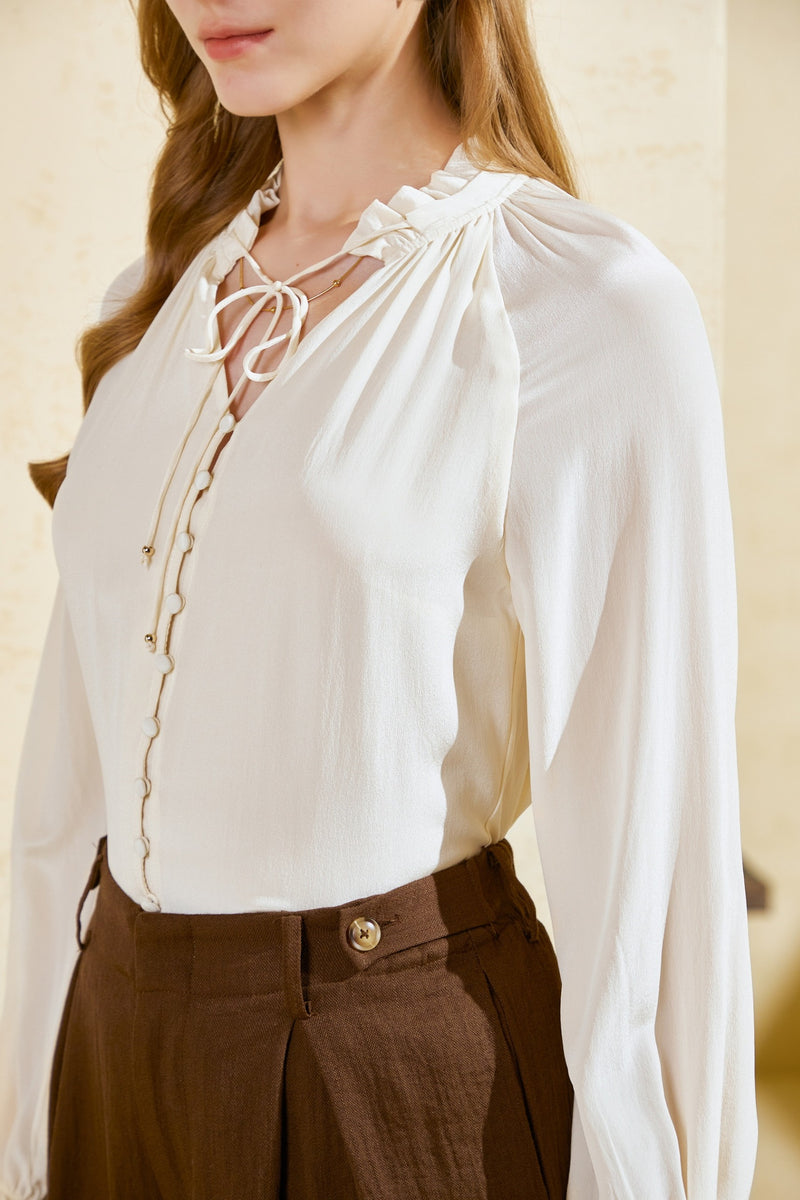 MONIQUE SILK BLOUSE