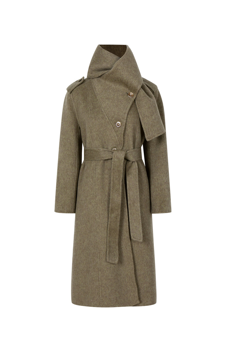 BRIC MERINO WOOL COAT