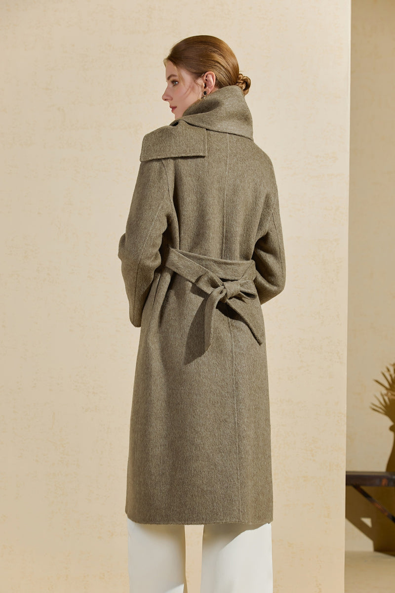BRIC MERINO WOOL COAT
