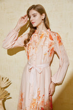 INES TENCEL LONG DRESS