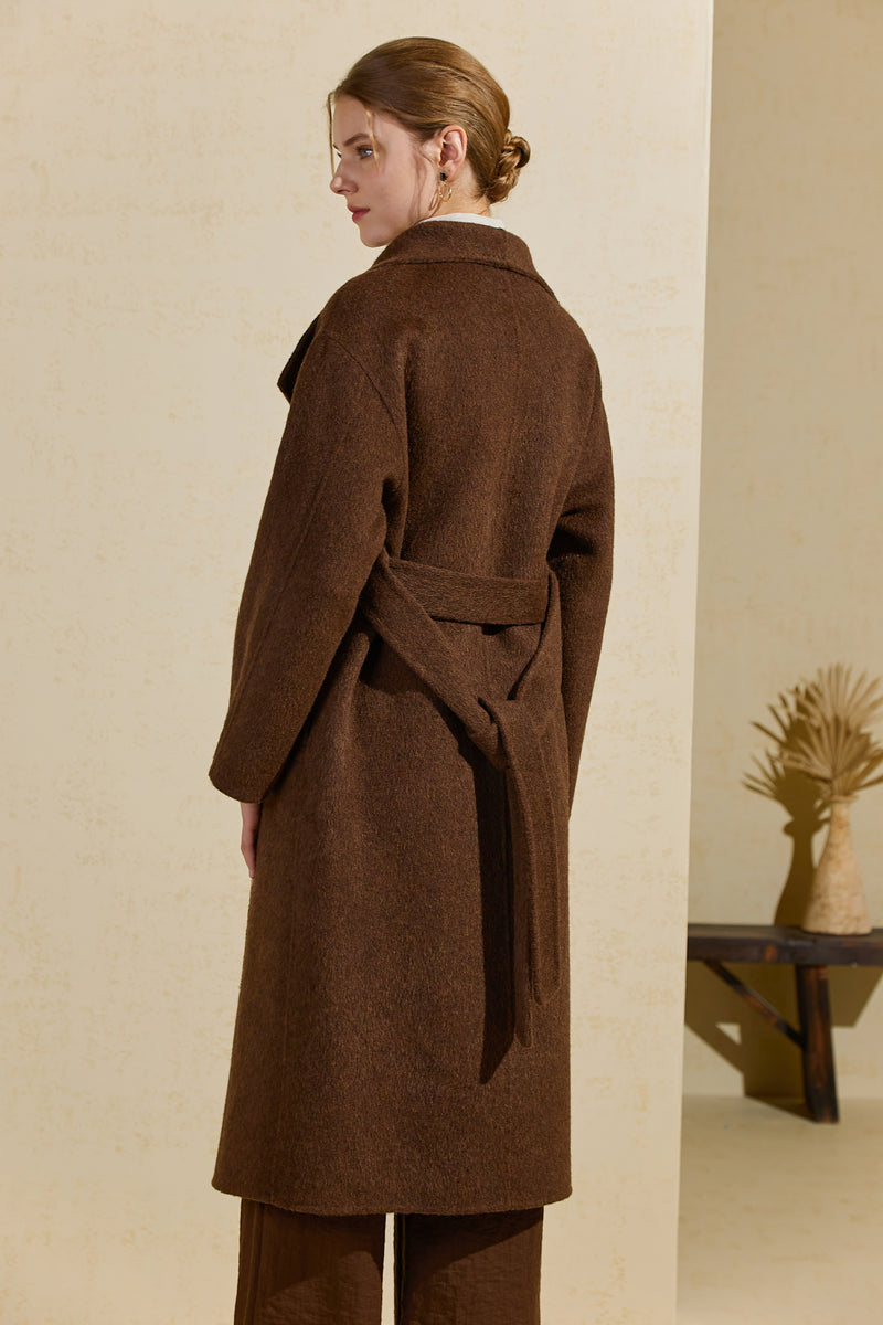 ASTRID WOOL BELTED COAT