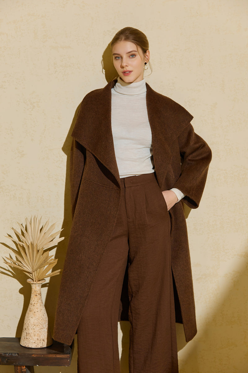 ASTRID WOOL BELTED COAT
