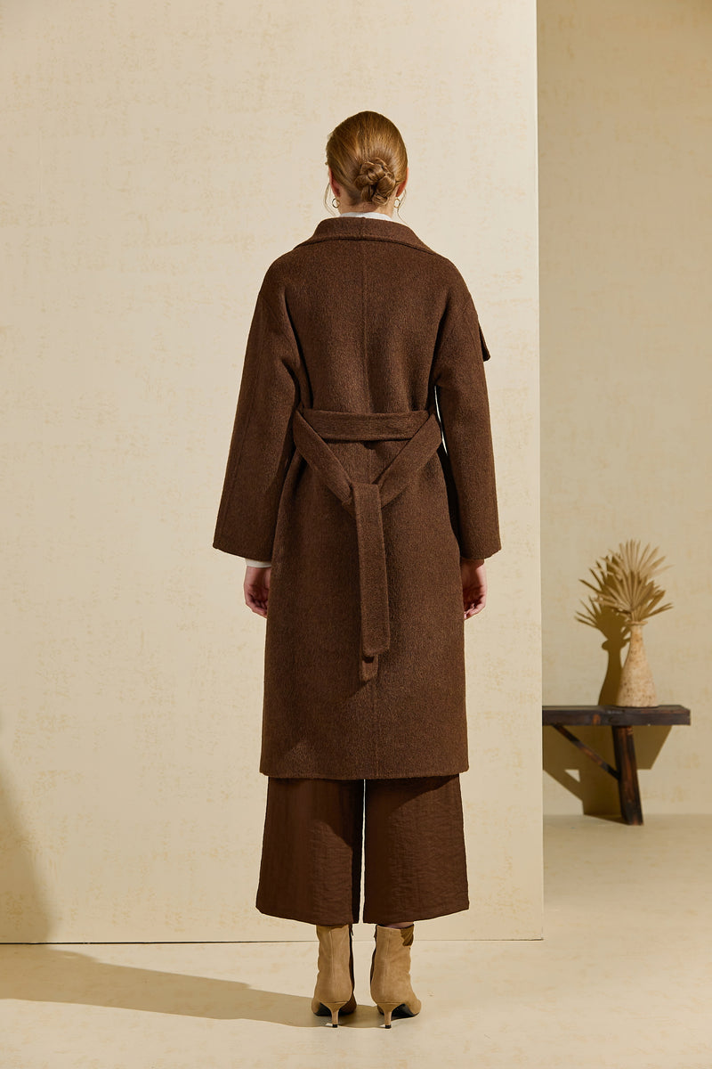 ASTRID WOOL BELTED COAT