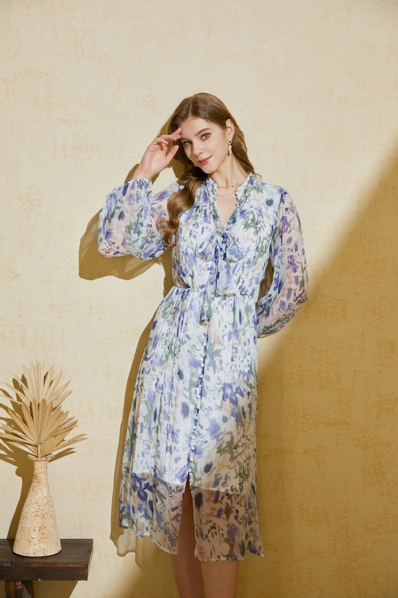 ELLIOTT SILK DRESS