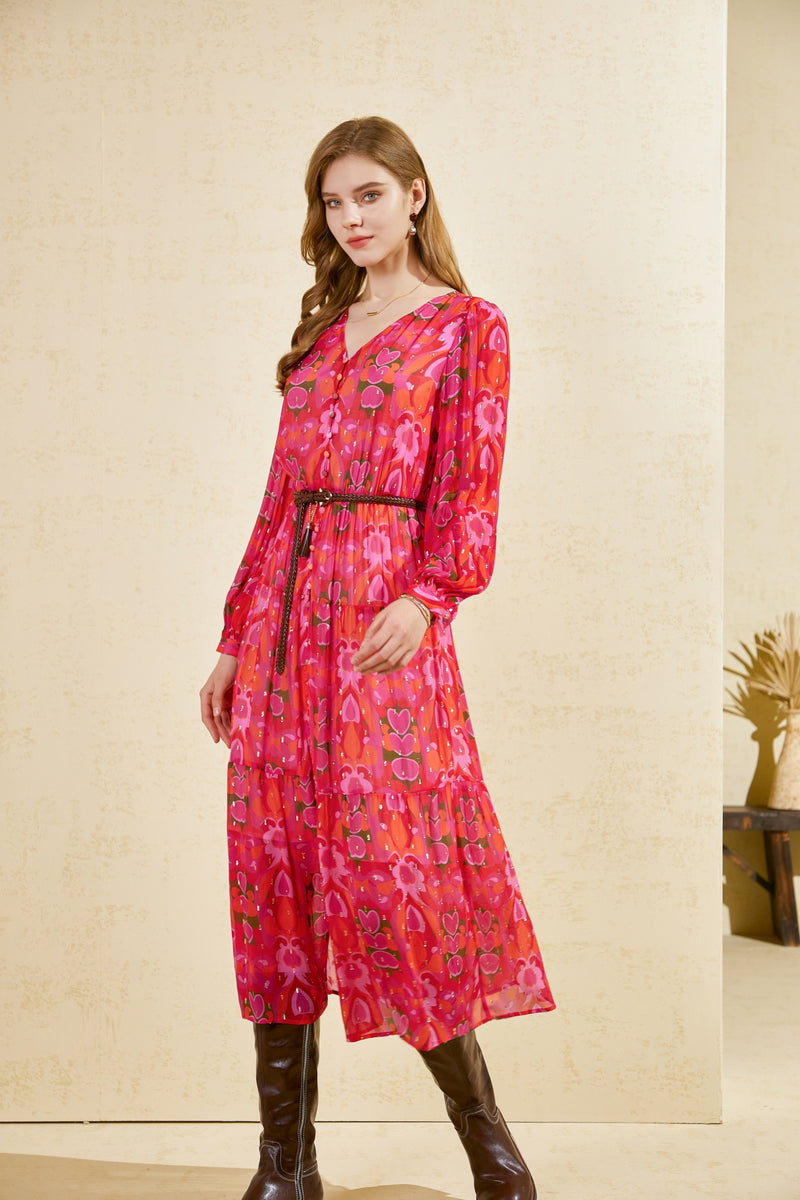 KEIRA  PRINT DRESS