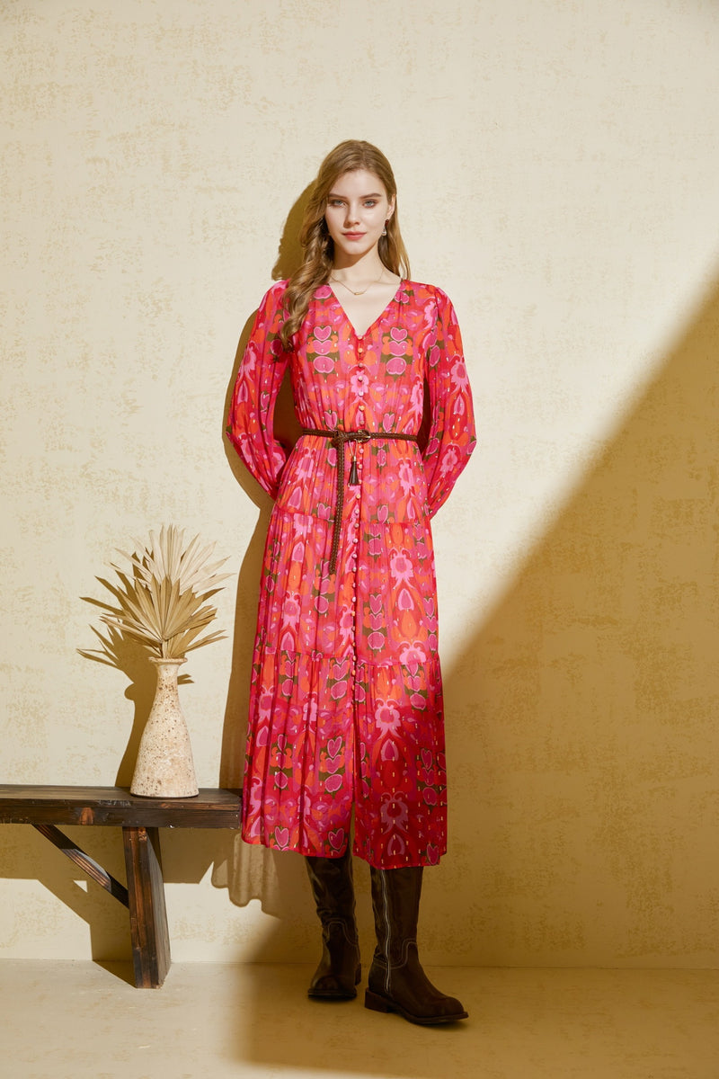 KEIRA  PRINT DRESS