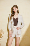 SYLVIE TENCEL BLAZER