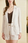 SYLVIE TENCEL BLAZER