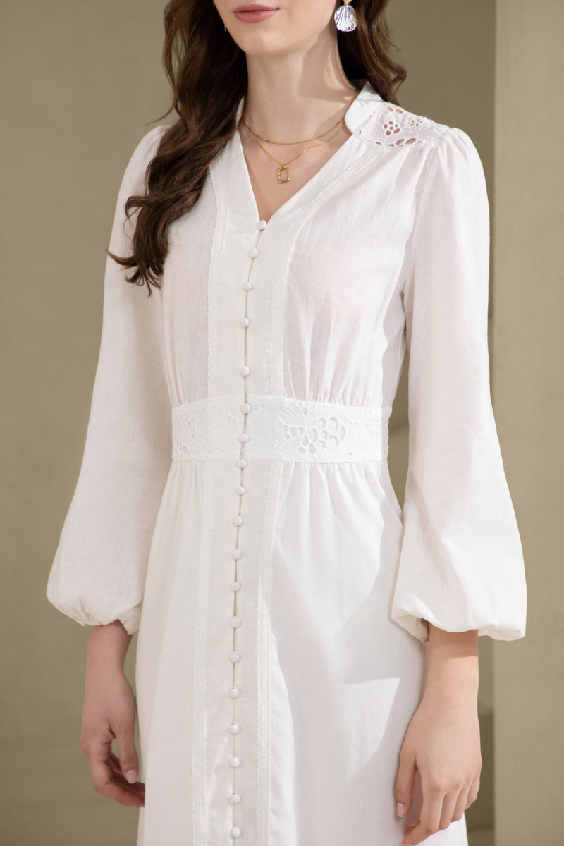 WILLOW LONG SLEEVES LONG DRESS