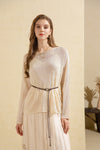 ILEANA SILK LINEN SWEATER