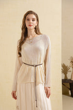 ILEANA SILK LINEN SWEATER