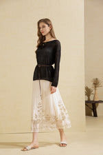 ILEANA SILK LINEN SWEATER