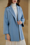 NOELLE MERINO WRAP SHORT COAT