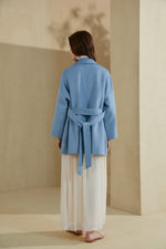 NOELLE MERINO WRAP SHORT COAT