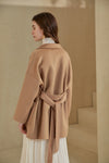 NOELLE MERINO WRAP SHORT COAT