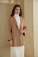 NOELLE MERINO WRAP SHORT COAT