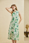 LOU LOU PRINTED SLEEVELESS DRESS