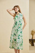 LOU LOU PRINTED SLEEVELESS DRESS