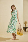 LOU LOU PRINTED SLEEVELESS DRESS