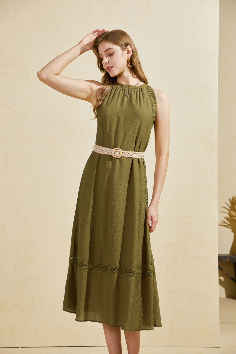 ROSALEE SLEEVELESS DRESS