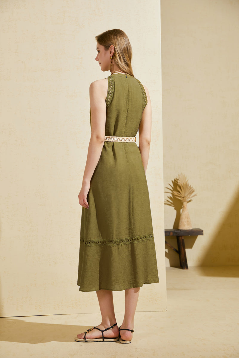 ROSALEE SLEEVELESS DRESS