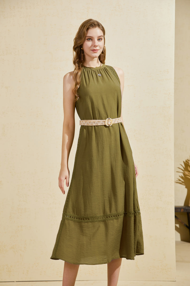 ROSALEE SLEEVELESS DRESS