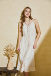 SCARLETTE EMBROIDERED SLIP DRESS