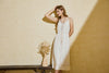 SCARLETTE EMBROIDERED SLIP DRESS