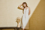 SCARLETTE EMBROIDERED SLIP DRESS