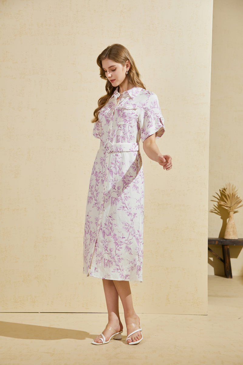 DESIREE PRINTED LONG DRESS