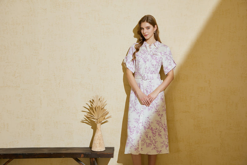 DESIREE PRINTED LONG DRESS