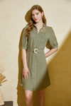 ILA LACE SHORT SLEEVES SHORT DRESS