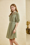 ILA LACE SHORT SLEEVES SHORT DRESS