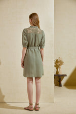 ILA LACE SHORT SLEEVES SHORT DRESS