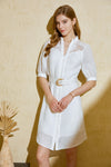 ILA LACE SHORT SLEEVES SHORT DRESS