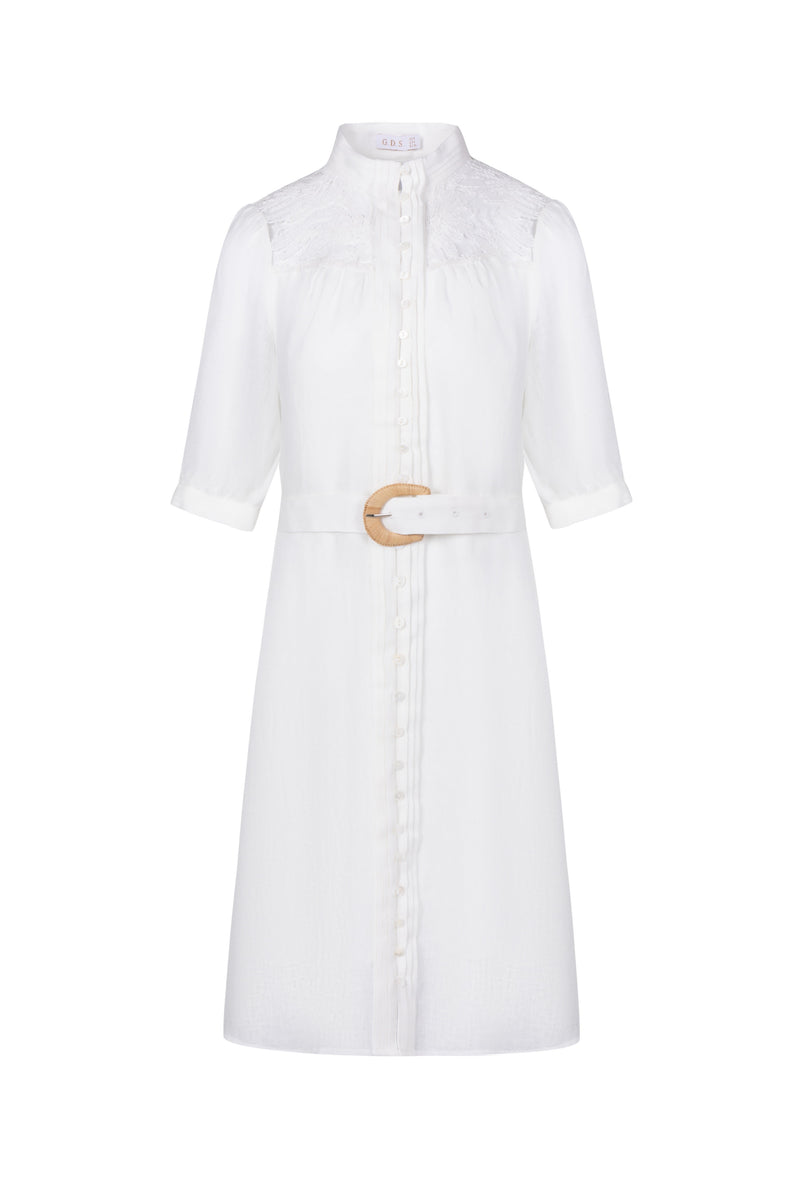 ILA LACE SHORT SLEEVES SHORT DRESS
